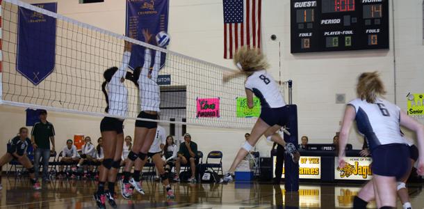 Volleyball team shows talent and stamina in win against TC 