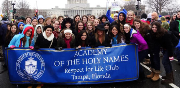 AHN Respect for Life Club returns from DC March with new purpose