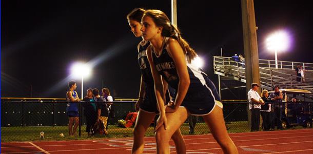 Academy girls win first track meet of season against Spoto