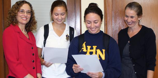 Meagan Gonzalez and Karen Cornett selected as National Merit Scholar Semi-Finalists 