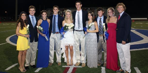 Queen Ryann McEnany and AHN court feted at Jesuit Homecoming game and dance
