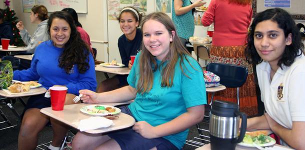 From Saturnalia to Bean Cake, AHN clubs celebrate last meeting of the year