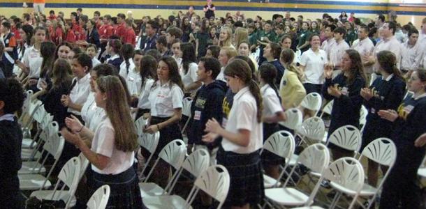 Twelve Academy students attend Salesian Pro-Life Youth Rally