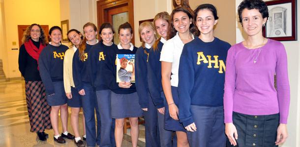 Echoes yearbook staff joins AHN publications and students in top awards 