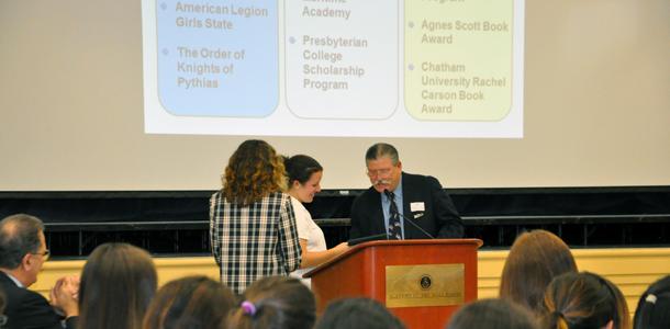 Scholarships and awards abound at Grades 9-11 Honors Convocation