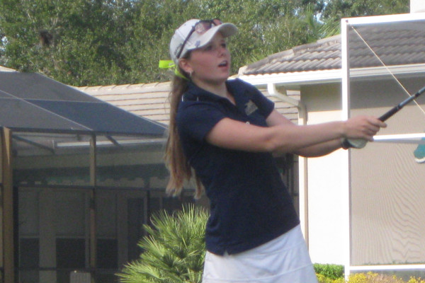 Outstanding Golf star Emmy Martin plays alongside the professionals in the LPGA Symetra Tour 