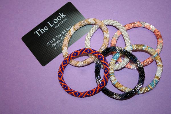 Lily and Laura bracelets are available at The Look. 