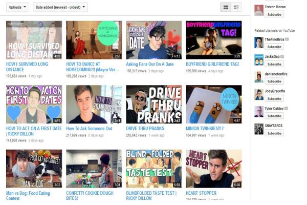 Youtubers like O2L feature different themes every week to keep their viewers entertained. 