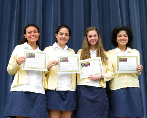 Grade representatives compete in Poetry Out Loud 2014