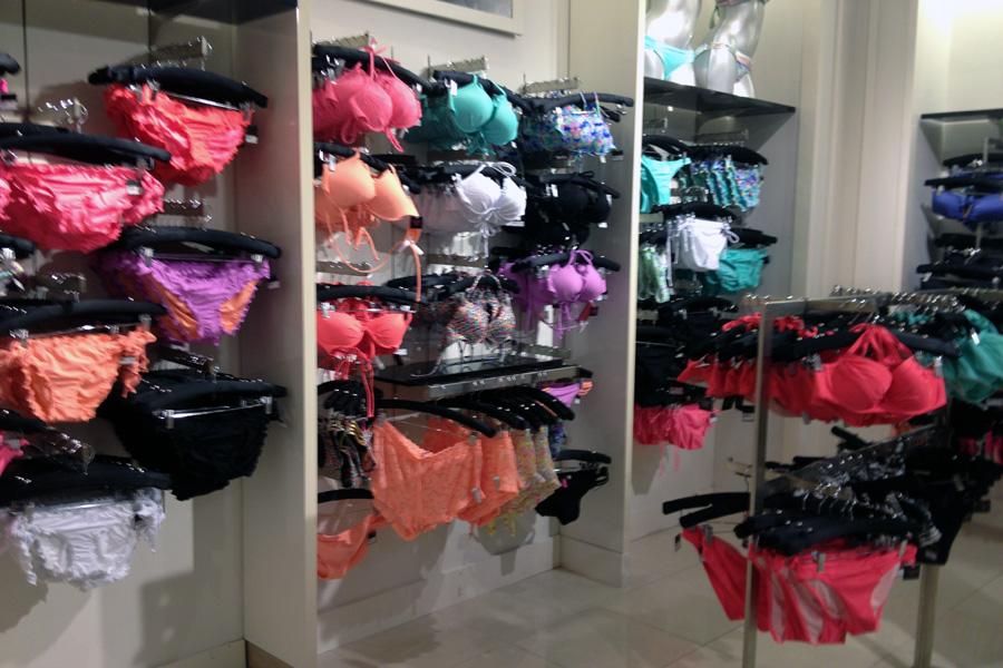 Victoria Secret is the perfect swim shop. 