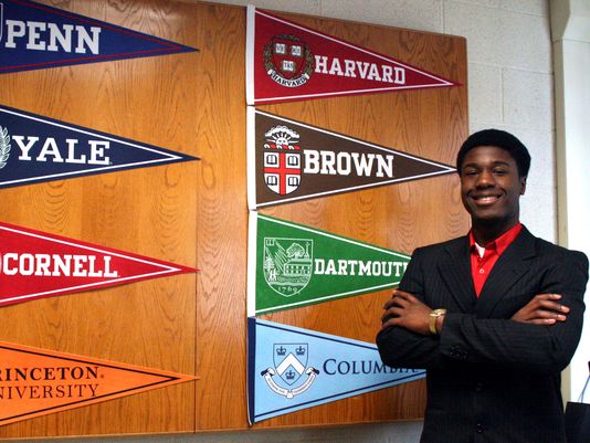 Kwasi Enin has a tough decsion to make.  He was also admitted to Duke University and three New York State Universities.  