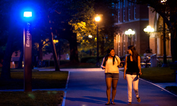 The campus blue-light-system is now required by law to be active on every college campus in America