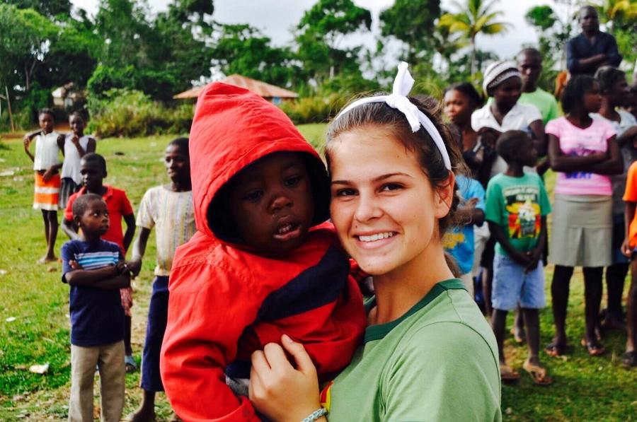 Julia Schifino in St. Suzanne, Haiti