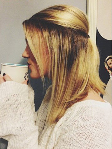 Senior Siobhan Lynch shows off her new style.