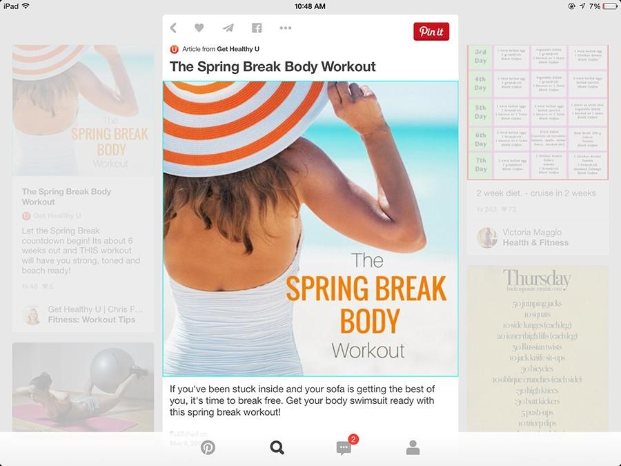 Pinterest is a great way to find workout tips and ideas!