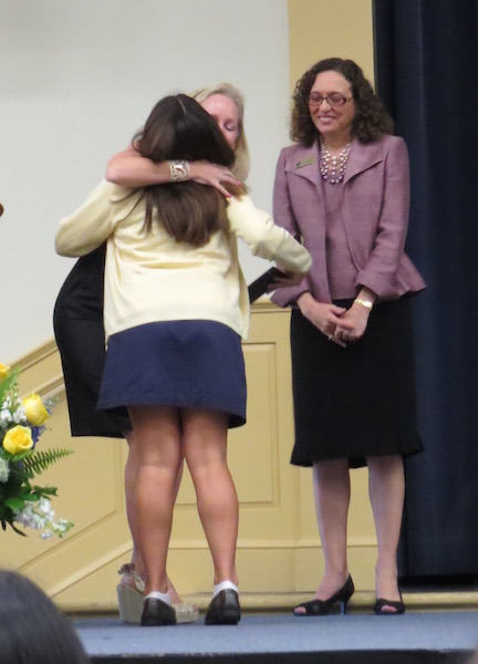 Junior Remi Storch was presented with the Anne Frank Humanitarian Award. 