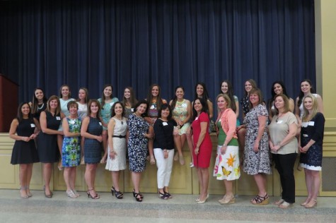 "I've been doing this for so long with all of my other family that graduated from academy, so now it's fun to finally be on the other side of things" Senior Cara Dawson and mother Class of '84