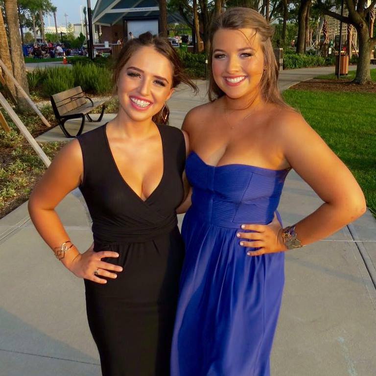 Seniors Jackie Joyce and Gabby Accardi both got a spray tan for Academy's Prom