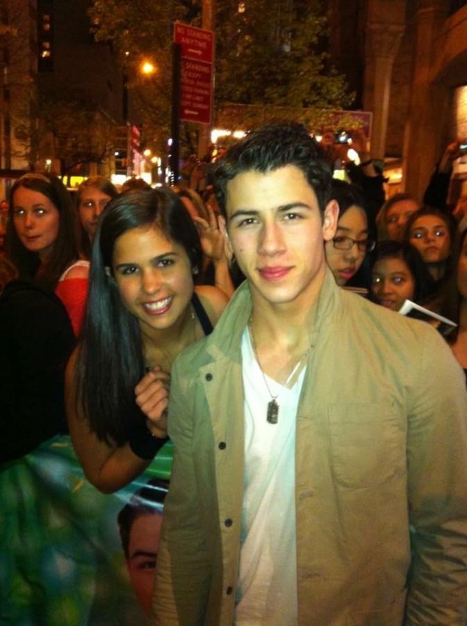 Senior Isabella Alfonso with the infamous Nick Jonas while he still had his famous curls. 
