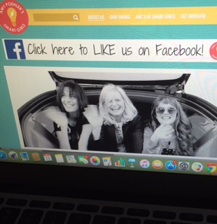 Amp Poehler, Meredith Walker, and Amy Miles on the About Us page of the Smart Girls website.