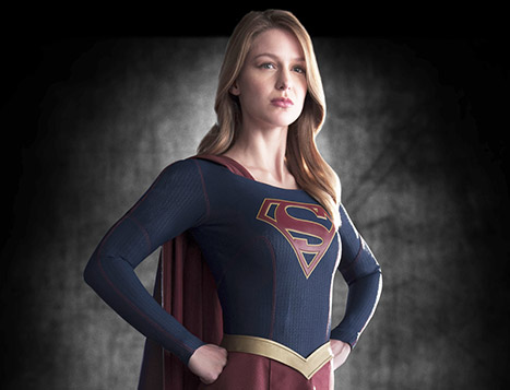 Supergirl Melissa Benoist looking super. 