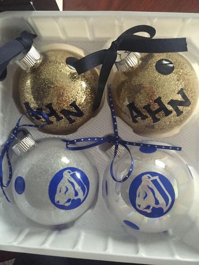 AHN and JHS Moms and Dads will go crazy over these! Grab one at Movie on the Lawn Sunday, Dec. 6!  JHS ornaments are $20 and AHN ornaments are $15