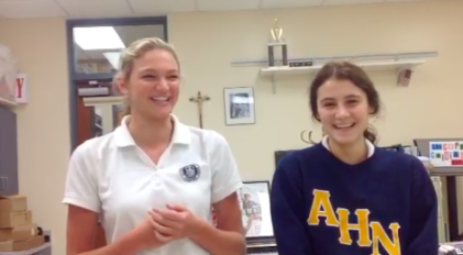 
Camille Opp (11) and Avery Stanechewski (12) smile as they reflect on their friendship of two years!