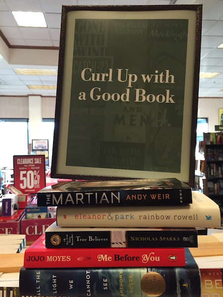 Junior Lara Lontoc shares, "No matter what is happening in life, I can just open a book and escape into whatever story I want."