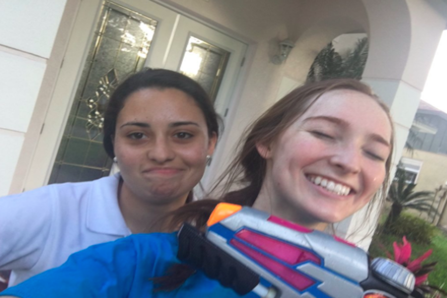 Bryanna LaRussa assassinates president Caroline Lamoutte before being killed by Adri Torres during Monday nights outings. 