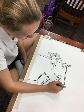 Drawing Class Turns Scribbles into Works of Art