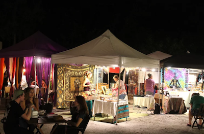 (Photo Credit: Keri Kelly/ACHONA Online) The Monday Night Moonlight Market is a version of another market called the Vagabond Gita.