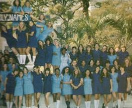 Class of 1980 gathers for a class picture Senior year.