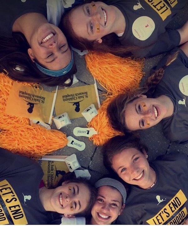 Sophomore Rebekah Eicholtz describes her experience at the St. Jude 5k: “When my friends and I went to the St. Jude 5k, I thought it was very cool to see all of the people who were there to support such a great cause.” 