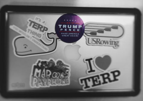 Junior, Haley Hemmings shows her support for Trumps presidential campaign. 
