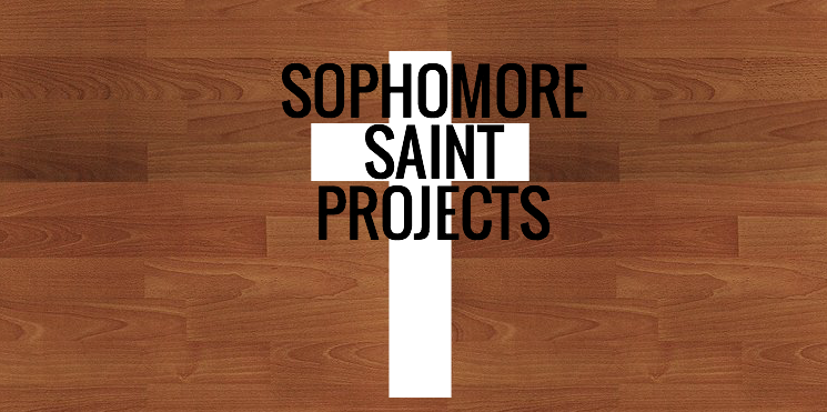During+the+week+of+All+Saints+Day%2C+sophomore+students+presented+their+saint+projects.