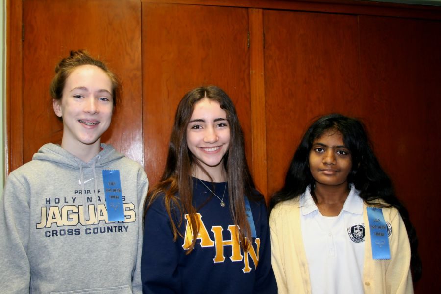 (From left to right) Megan Hughes, Sarah Gonzalez, and Lorraine Johnson