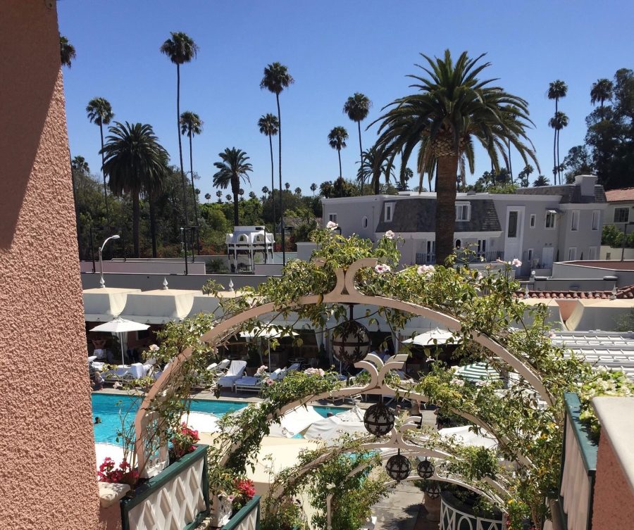 The Beverly Hills Hotel is a great spot to have lunch and one of the best places to stay in LA. Photo Credits: Kali Bradley (used with permission)