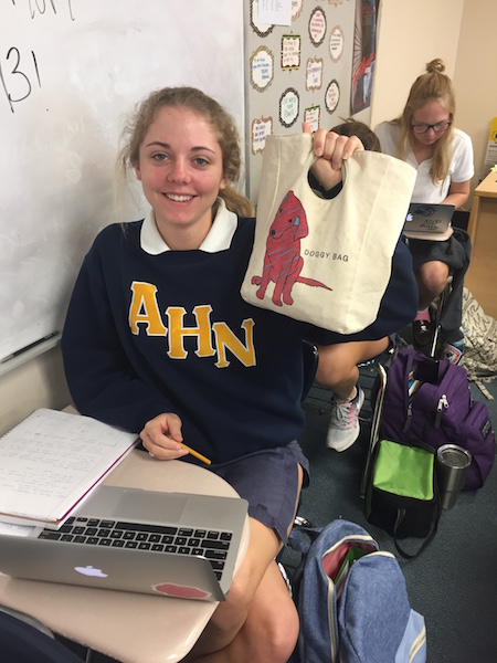My mom used to write little notes in my lunch box and I would be so happy to find them, but she stopped when I got to high school, says Hope Rossi
photo credit: Maria Cacciatore/Achona Online