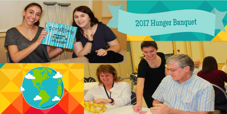 Interact Clubs hard work made the 2017 Hunger Banquet a successful event. Photo Credit: Sophia Doussan | Edited by Sara Phillips