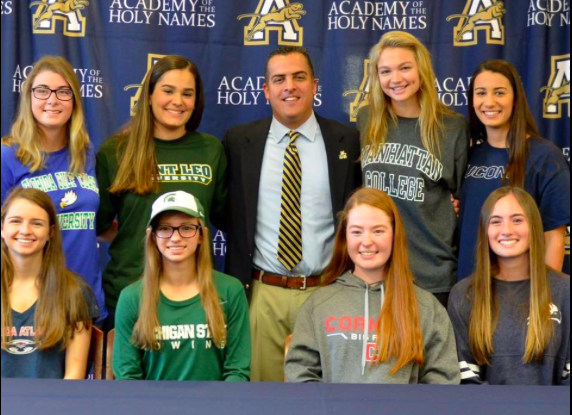 Alexis Miniet says, Signing day was a great experience, and I was excited to share that moment with friends.