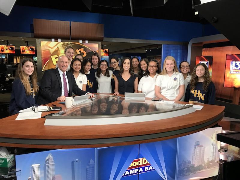 Staff members were able to meet some stars of Fox 13 including Kelly Ring, Walter Allen, Russell Rhodes, and Vanessa Ruffes.
