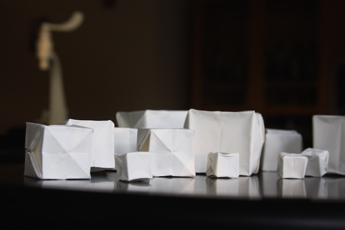 Lontoc says, These blow up boxes are my favorite thing to make in origami.