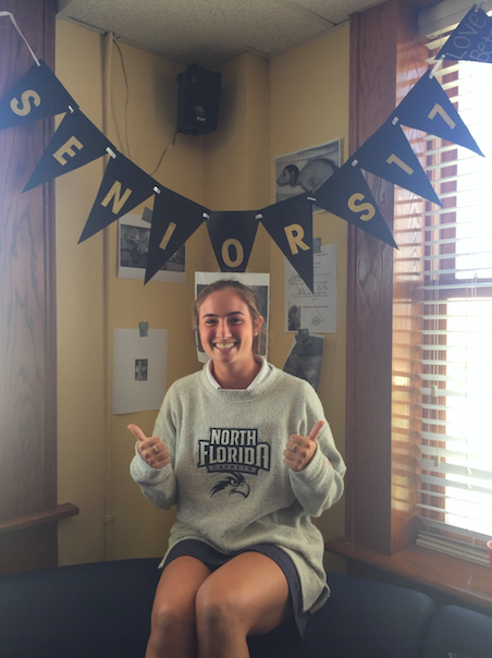 Photo Credit: Sophia Mastro/ Achona Online. Senior Hannah Menendez says, I am going to miss the lounge so much. 