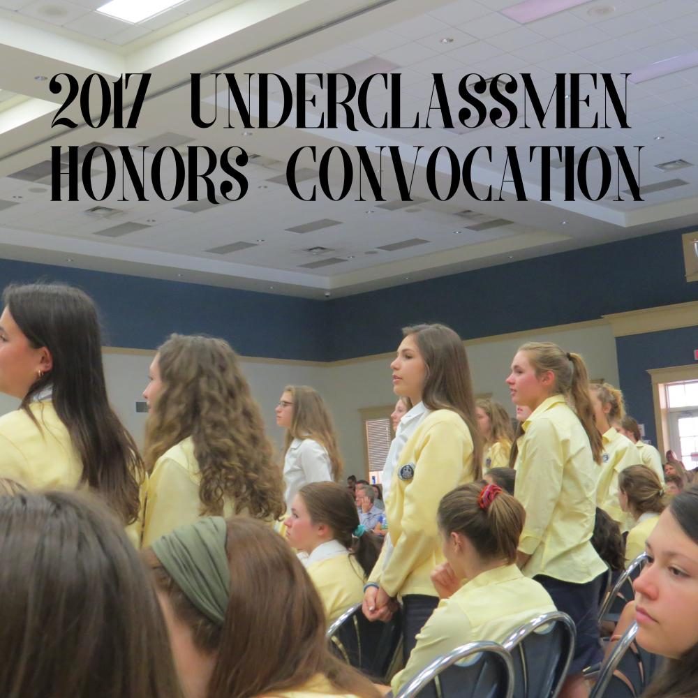 Underclassmen Honors Convocation
