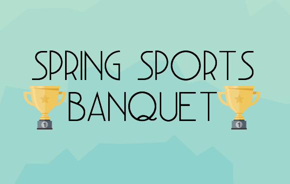 Credit: Olivia Fernandez/Achona Online (Piktochart) Two banquets are held a year, one in the winter to celebrate winter sports, and one in the spring to celebrate spring sports.