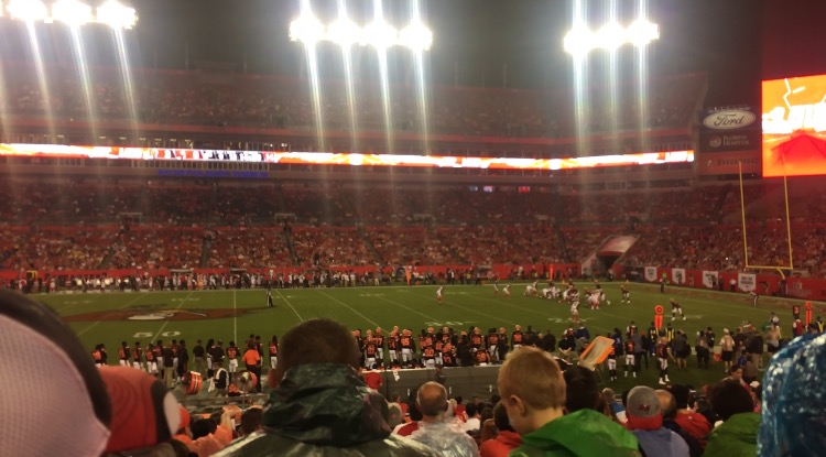 Raymond James Stadium sits 65,890 people. 