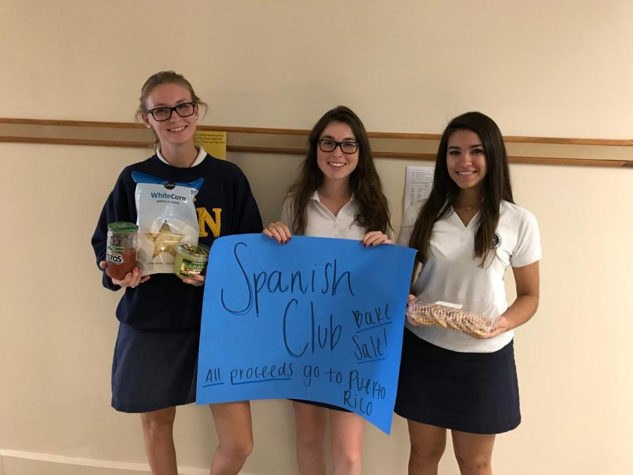Many students asked to join the Spanish Club Committee to help plan the bake sale and tag day.