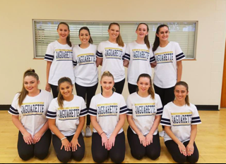 Nine of the Jaguarettes attended the Universal Dance Association in St. Petersburg over the summer of 2017. 