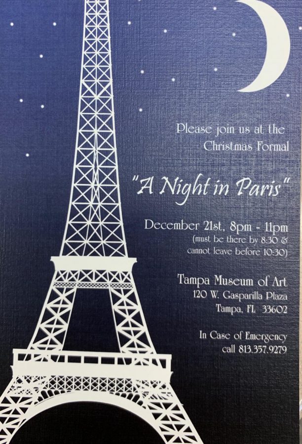 This years theme for winter formal is A Night In Paris every year the theme and location is chosen by Student Counsel. Photo Credit: Regan OLeary/Achona Online 