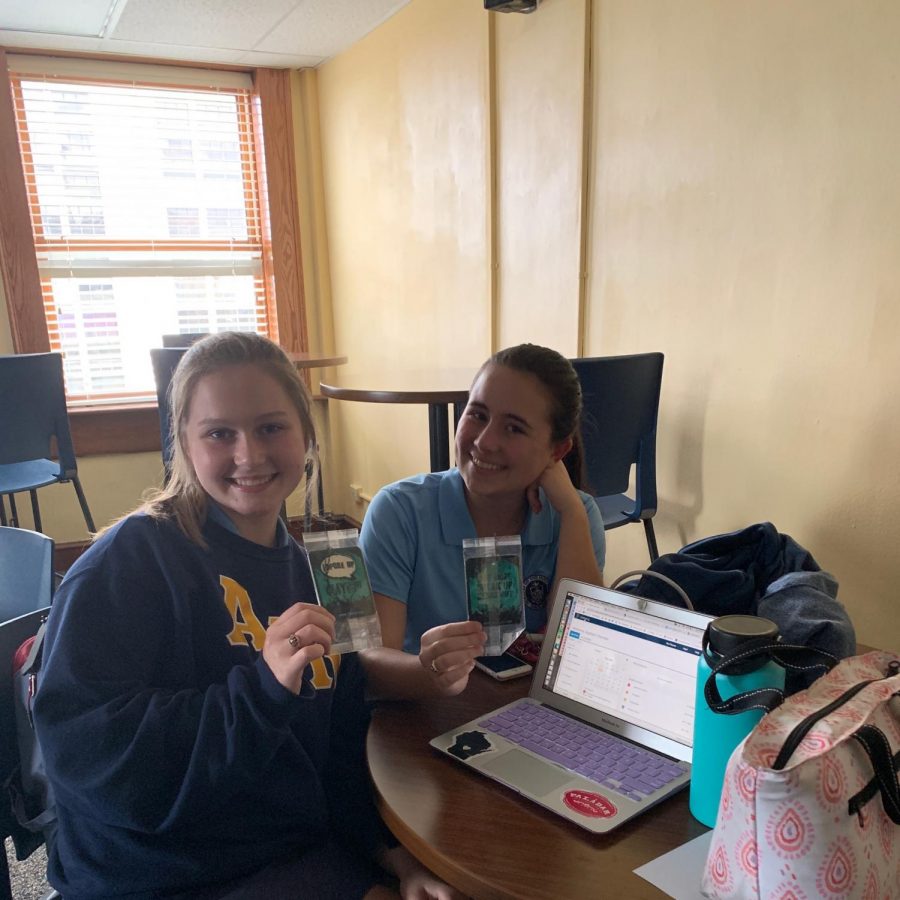 (Photo Credit/ Chanita Belcher/ Used with permission) Pictured: Madison Chandler ('19), left, and Caitlin Asher ('19), right. "I'm going to make sure I check in with my friends who recently started driving and be more alert and not put myself in bad situations," says Natalie Gillis ('21). 